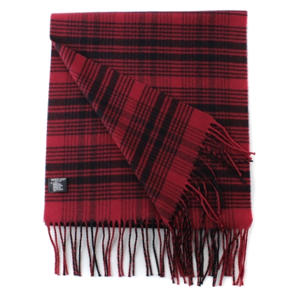 Вълнен шал Ma.Al.Bi. MAB105 125400, 37х180 см, Тъмночервено