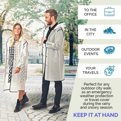 Унисекс дъждобран Perletti Travel | EVA материал | 3 размера