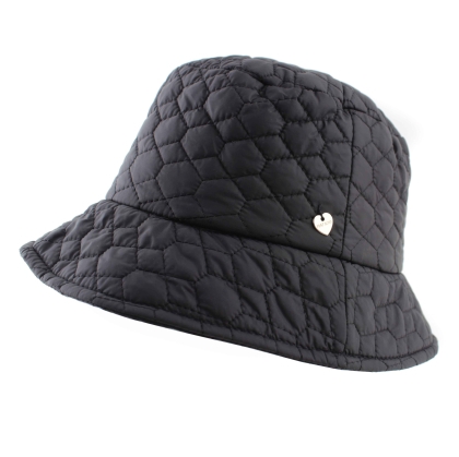 Дамска ватирана рибарска шапка HatYou | Черен