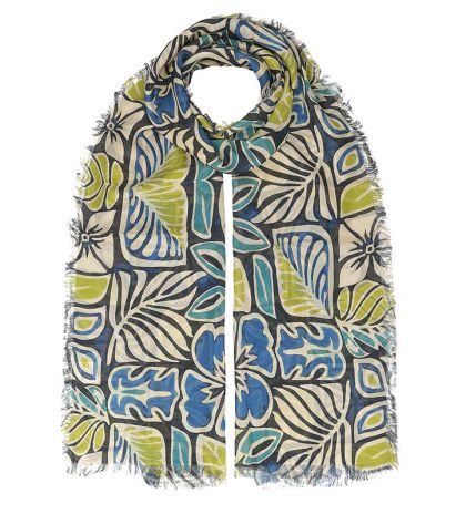 Fine bamboo scarf HatYou, 70 × 180 cm | Lime green