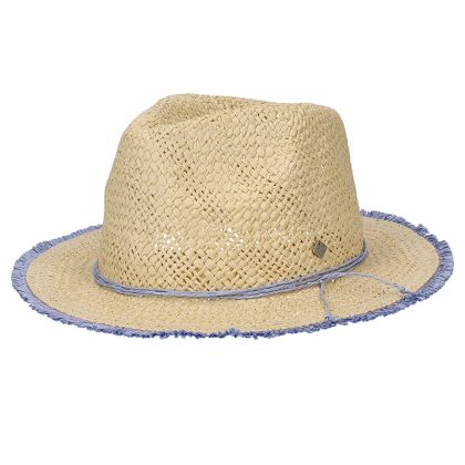 Pălărie de damă pentru vară tip fedora cu accente în culoare lavandă HatYou | Natural