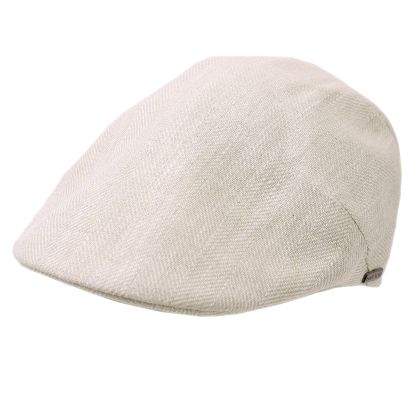 Șapcă pentru bărbați din in, cu model „herringbone” HatYou | Natural