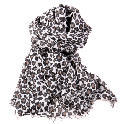 Ladies scarf Pulcra Leopard