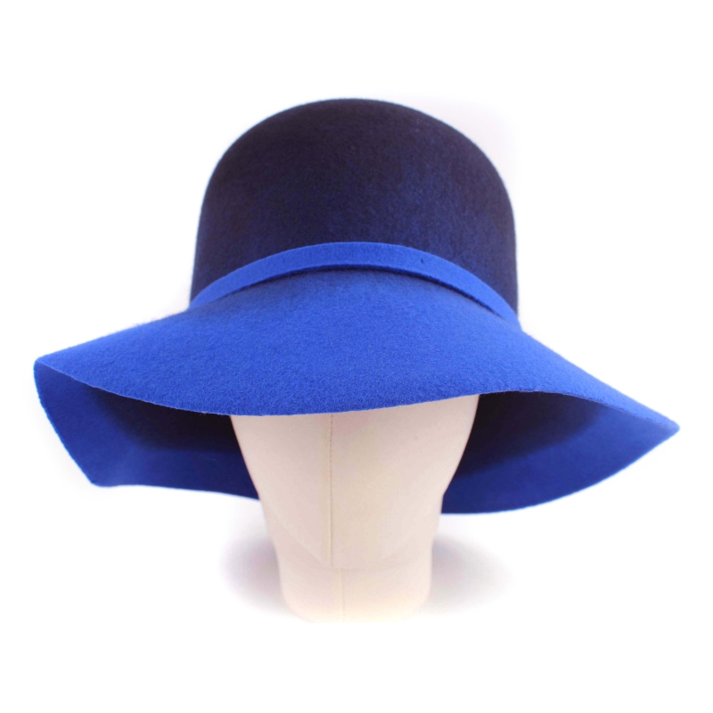 moderately Otherwise Monopoly Pălărie din fetru pentru femei HatYou CF0285, Albastru regal, Pălării  simțite, PĂLĂRII DE IARNĂ - Pălării simțite, Pălărie din fetru pentru femei  HatYou CF0285, Albastru regal,