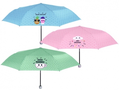 Дамски неавтоматичен чадър Perletti 26067