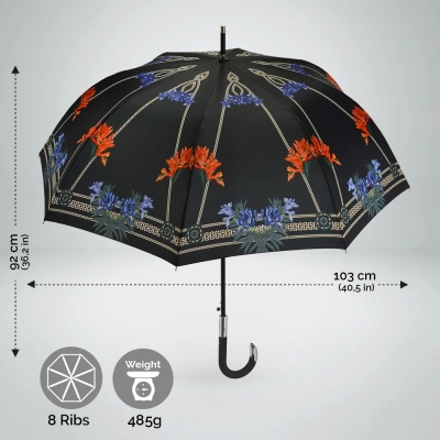 Ladies automatic golf umbrella Maison Perletti 16210