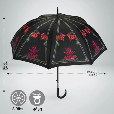 Дамски автоматичен голф чадър Maison Perletti 16210
