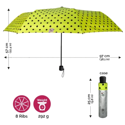 Дамски неавтоматичен чадър Perletti Trend 20302