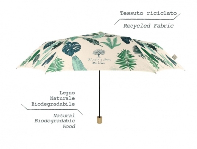 Ladies' manual umbrella Perletti Green 19103