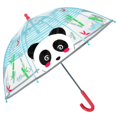 Детски прозрачен чадър Perletti CoolKids Панда 15566