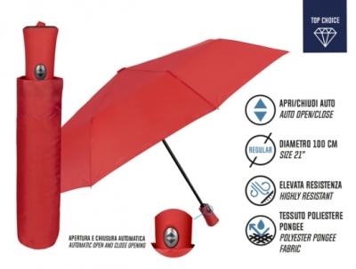 Промоционален автоматичен Open-Close чадър Perletti 96009