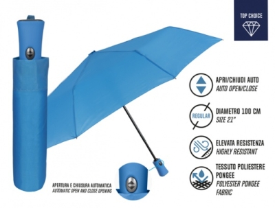Промоционален автоматичен Open-Close чадър Perletti 96009