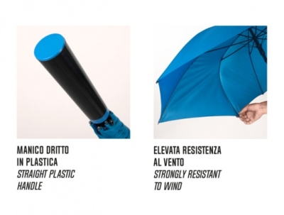 Промоционален несгъваем автоматичен голф чадър Perletti 96011