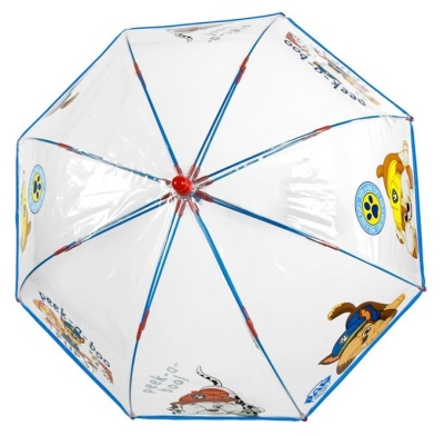 Детски прозрачен чадър Perletti Paw Patrol 75149