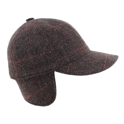 Мъжка бейзболна шапка с наушник HatYou CP3471, тъмнокафяв