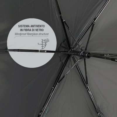 Дамски неавтоматичен ултралек чадър Perletti Trend 20304