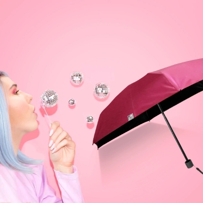 Ladies' ultralight non-automatic umbrella Perletti Trend 20304