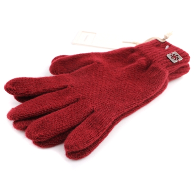 Комплект мъжки шал и ръкавици от вълна и кашмир Granadilla  5191&5192, бордо