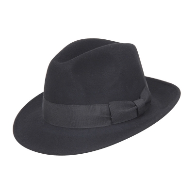 Men's felt hat Fedora HatYou CF0045, Balck