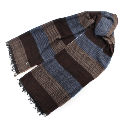 Winter scarf Granadilla JG5183, Brown/Blue