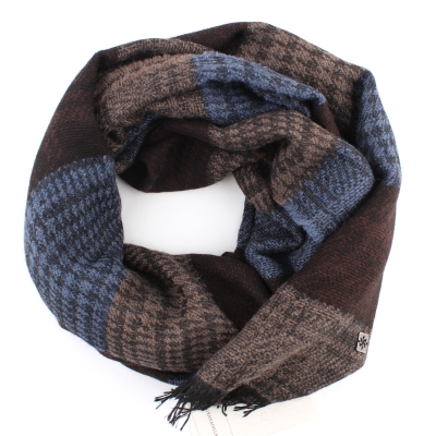 Winter scarf Granadilla JG5183, Brown/Blue
