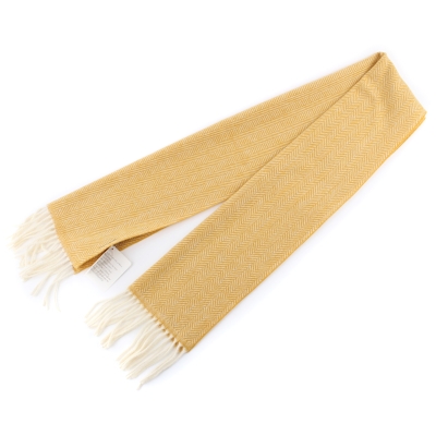 Wool scarf Ma.Al.Bi. MAB135/100/5, Yellow