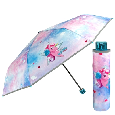 Kid's folding umbrella Perletti CoolKids Unicorn 15588