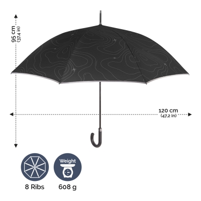  Automatic Golf Umbrella Perletti Technology 21734