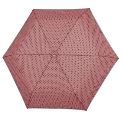 Компактен автоматичен Open-Close чадър Perletti Technology 21721, антично розов