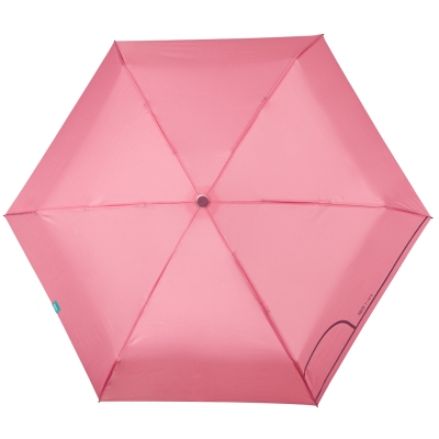 Дамски неавтоматичен мини чадър Perletti Time 26239, розов