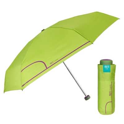 Дамски неавтоматичен мини чадър Perletti Time 26239, зелен