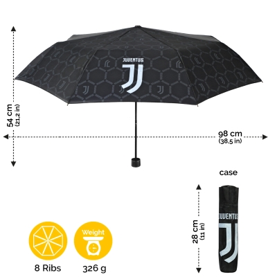 Неавтоматичен чадър Perletti Juventus 15215