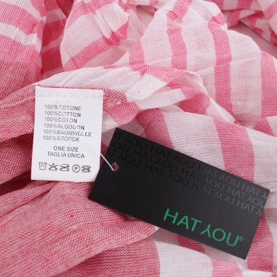 Summer cotton scarf SE0342, Pink