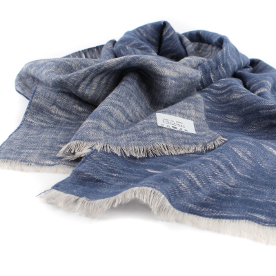 Linen scarf Pulcra Garlin, Denim