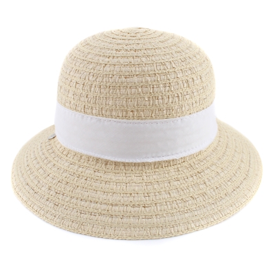 Дамска лятна шапка HatYou CEP0423, Бял