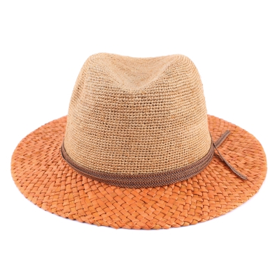 Ladies' summer hat Raffaello Bettini RB 22/21236, Orange/natural
