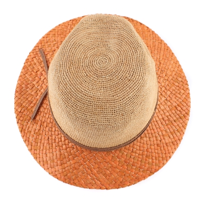 Ladies' summer hat Raffaello Bettini RB 22/21236, Orange/natural