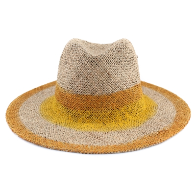 Ladies' summer hat Raffaello Bettini RB 22/20524, Natural/yellow