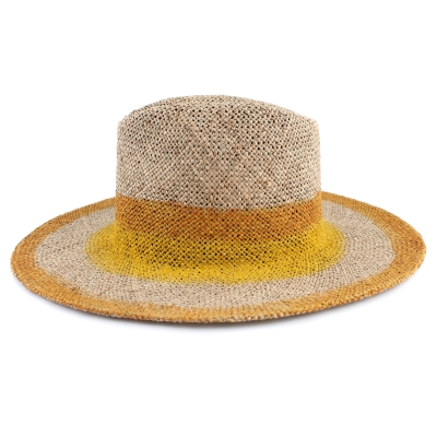 Ladies' summer hat Raffaello Bettini RB 22/20524, Natural/yellow