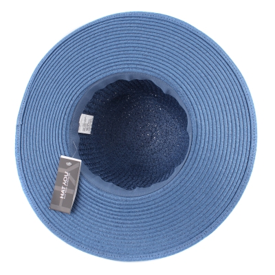Ladies' wide-brimmed hat HatYou CEP0602, Blue