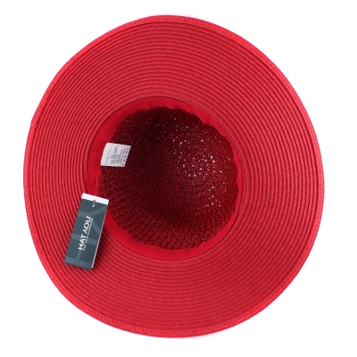 Ladies' wide-brimmed hat HatYou CEP0602, Red