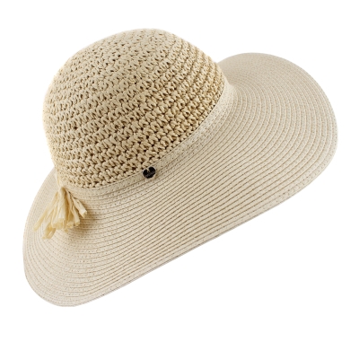 Дамска широкопола шапка HatYou CEP0602, Натурален
