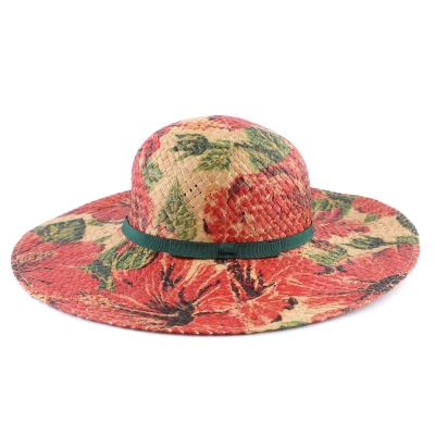 Ladies' wide-brimmed summer hat Raffaello Bettini RB 22/10215, Multicolor