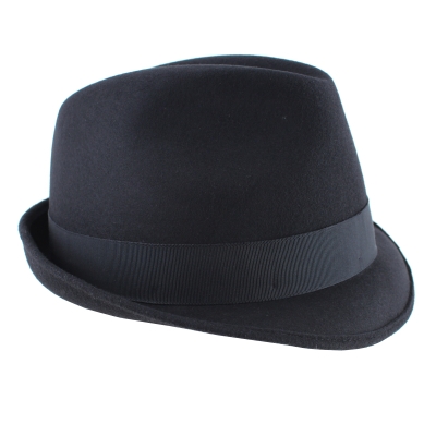 Мъжка филцова шапка Luigi&Guido Tesi Royal, Черен
