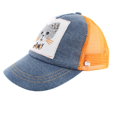 Детска бейзболна шапка CTM1657, Оранжев