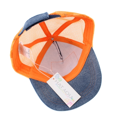 Детска бейзболна шапка CTM1657, Оранжев