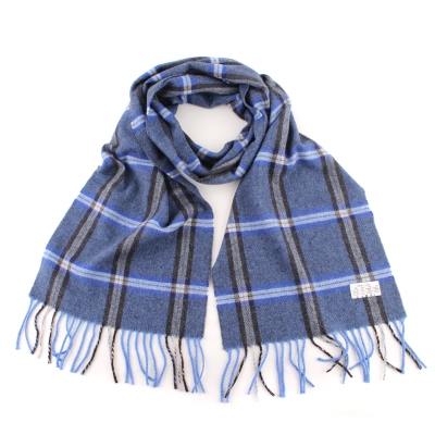 Winter scarf Pulcra Kilt 31, Blue