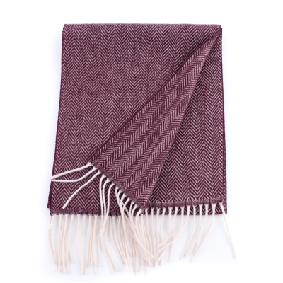 Wool scarf Ma.Al.Bi. MAB135/100/2, Wine