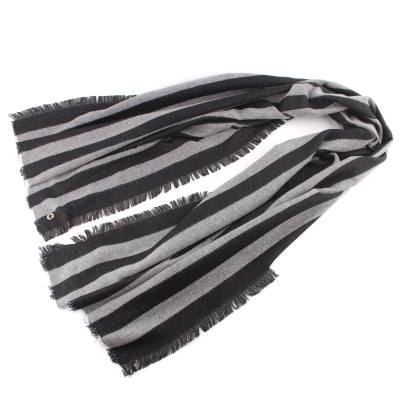 Ladies'  winter scarf Granadilla JG5349, Black/Silver