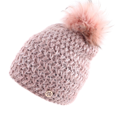 Pălăria tricotată pentru femei Granadilla JG5336, Roz